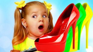 Bad baby crying Frozen Elsa EAT SHOES IRL! Finger family song nursery rhymes, learn colors for kids