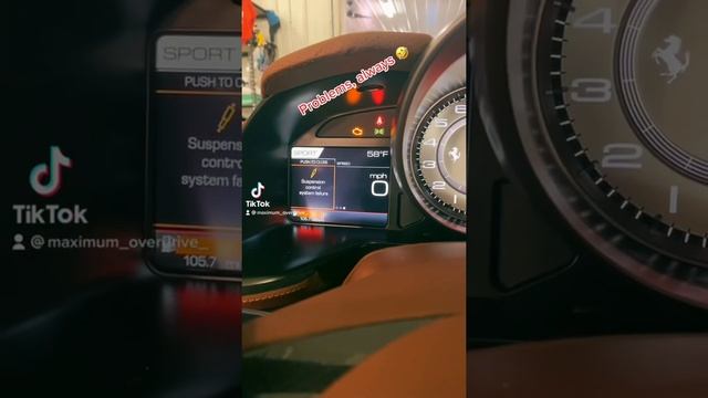 New Ferrari Problems ? #ferrari #shorts #supercars #tiktok смотреть онлайн