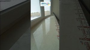 Установка подоконника на лоджии.Кристаллит Мрамор.