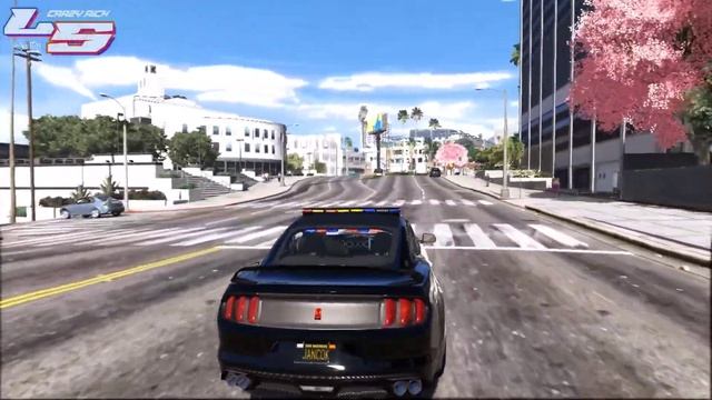Ford Mustang GT350R Supercharged Police - GTA 5 | Gameplay смотреть онлайн