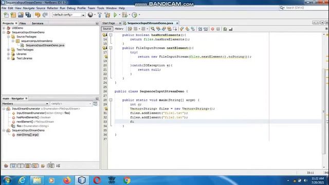 Java the complete Reference Ninth Edition (Chapter 20) Example (12) Sequence Input Stream смотреть онлайн