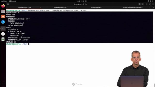 Running Static Pods - Managing Kubernetes Clusters | CKA Video Course by Sander van Vugt смотреть онлайн