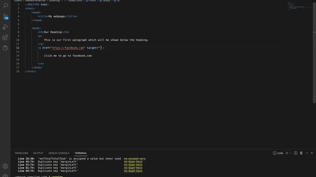 9. HTML || anchor tag || Open link in new tab смотреть онлайн