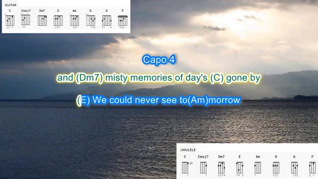 How Can You Mend a Broken Heart (capo 4) by Bee Gees play along with scrolling chords and lyrics смотреть онлайн