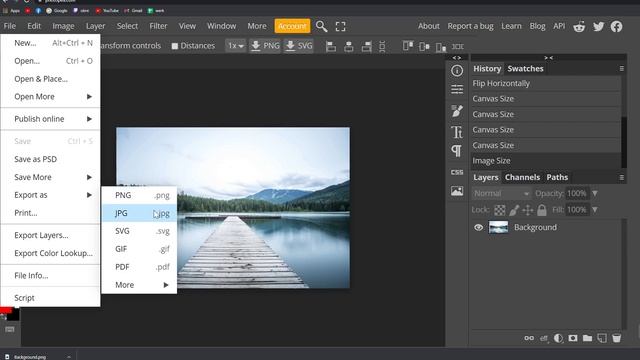 How to Export Files in Photopea смотреть онлайн
