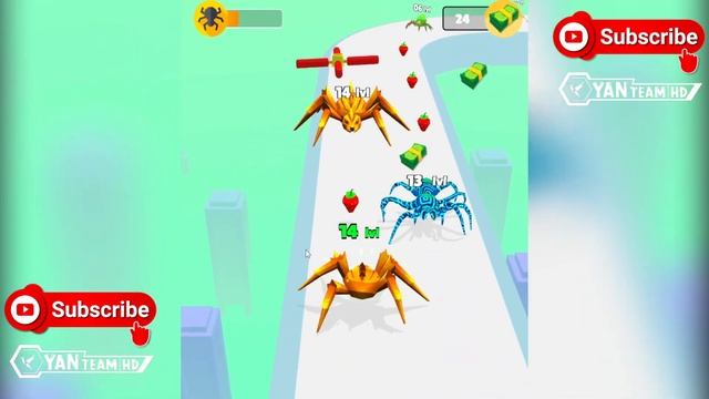 Insect Evolution - Gameplay Part 2 Red Spider Evolution (Android,iOS) смотреть онлайн