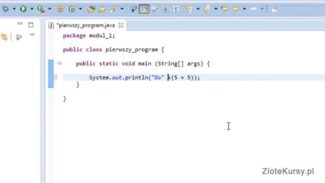 Kurs Java Dla Początkujących Część 4: System out print смотреть онлайн