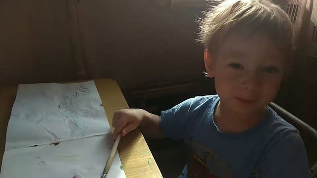 VLOG: Рисуем гуашью/ голубое небо смотреть онлайн