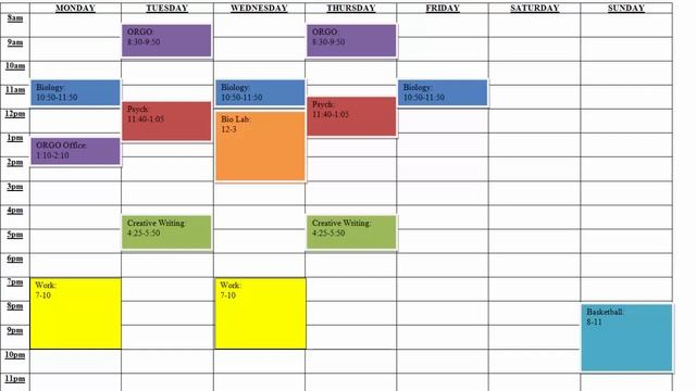 Weekly Calendar Tutorial смотреть онлайн