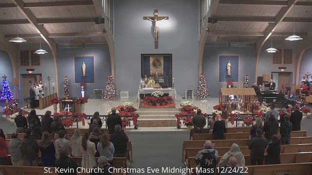 St. Kevin Church: Christmas Eve Midnight Mass 12/24/22 смотреть онлайн
