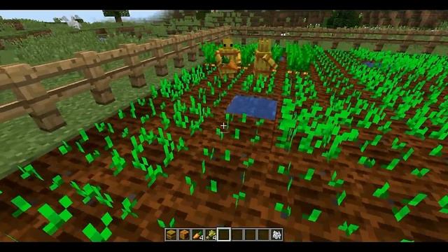 #14 Соломенный голем в Minecraft! [1.15.2] ОБЗОР МОДА Strow Golem Reborn Mod ДЛЯ Minecraft 1.15.2 смотреть онлайн