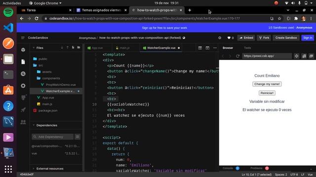 Watchers en Vue - EA смотреть онлайн