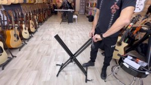 Клавишная стойка двойная для синтезатора и пианино