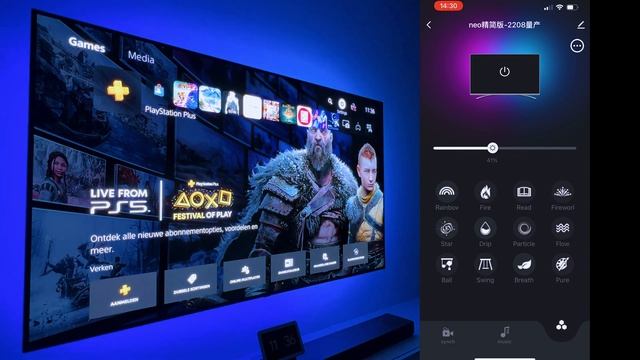 Philips Hue Syncbox killer with HDMI 2.0 - Lytmi Fantasy Backlight TV Kit смотреть онлайн