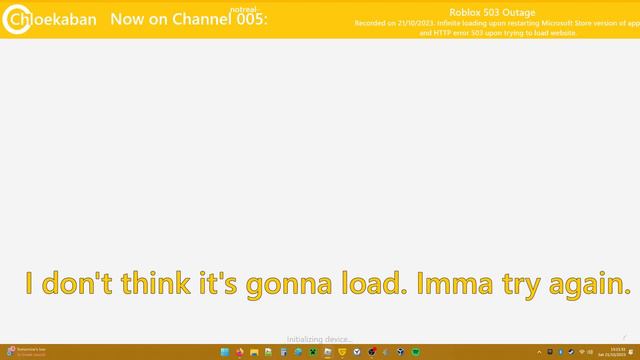 HTTP 503: 21 October 2023 Outage Of Roblox