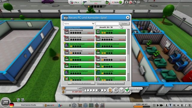 Mad Games Tycoon 2 - EA - Sound und Grafik - Let's Play 5 - S2 - [de/ger] смотреть онлайн