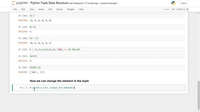 Python Tuple Data Structure#12 смотреть онлайн