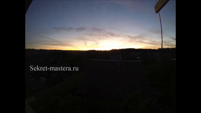 Закат Солнца GoPro 3 Time Lapse / Sunset смотреть онлайн