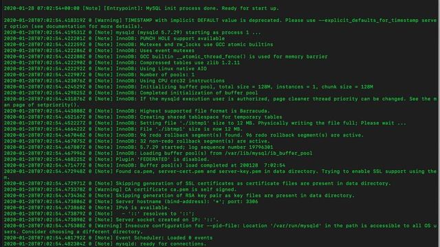 Docker Demos : Running Databases смотреть онлайн