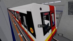 Roblox: Warsaw Metro Driver - pierwszy przejazd Metropolisem 98b na linii M1: Kabaty