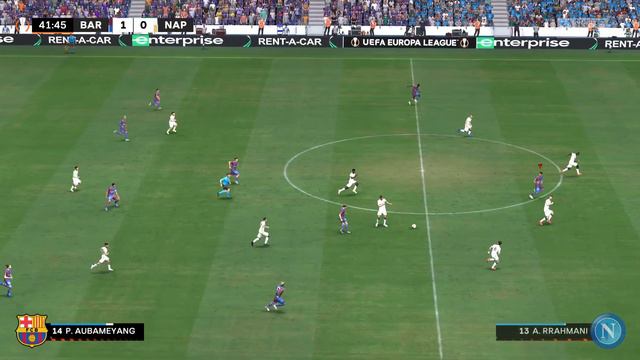 FIFA 22 PS5 - Barcelona Vs Napoli Ft. Aubameyang, Dembele, Traore, - UEFA Europa League Final