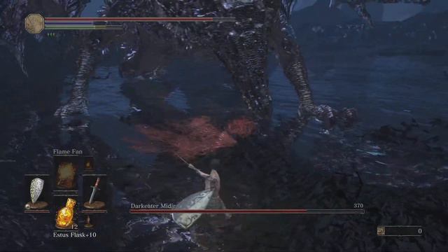 Half-naked man with small knife Vs NG+2 Midir | Dark souls: 3 смотреть онлайн