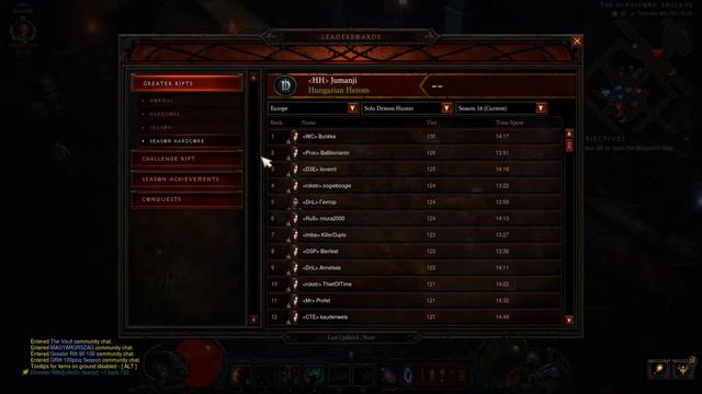 Diablo 3 Season-16 2.6.4 Season End Leaderboards смотреть онлайн