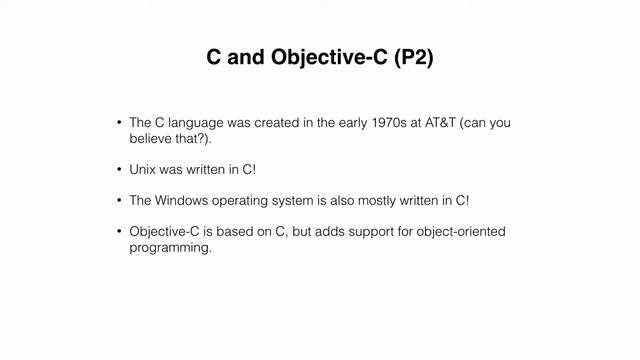 Objective-C Tutorial - #1 - Understanding Objective-C смотреть онлайн