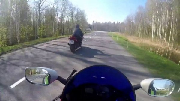 на ZZR 400 безбашеный