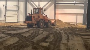 Самая быстрая работа, фронтального погрузчика АМКОДОР 332В, на стройке ООО "СТРОЙМОНТАЖ" ООО "АСС"