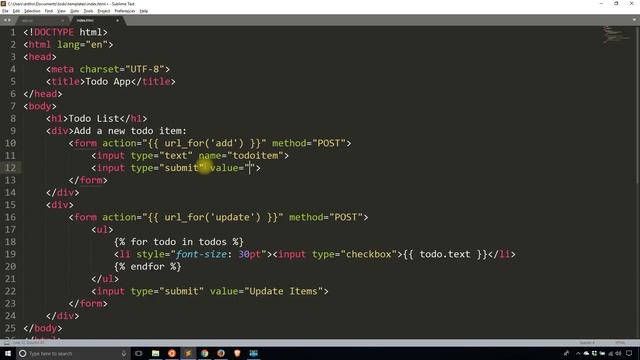 Creating a Todo List App With Flask and Flask-SQLAlchemy смотреть онлайн
