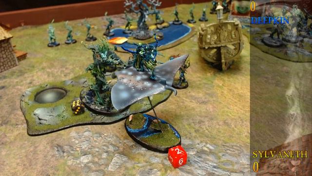 Age of Sigmar Battle Report Sylvaneth Gnarlroot vs Idoneth Deepkin смотреть онлайн