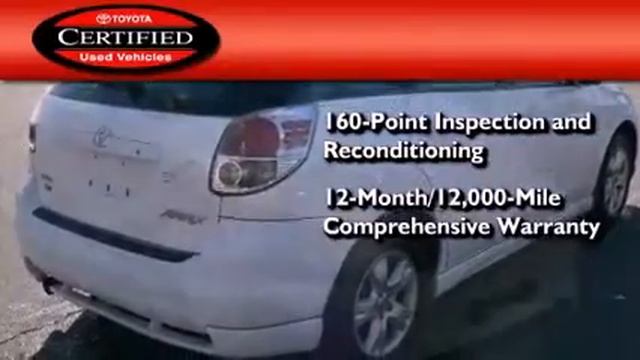 Pre-Owned 2006 TOYOTA Matrix MA