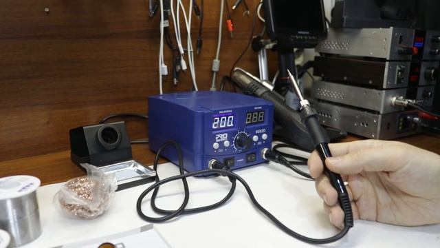 ✔️Паяльная станция Prostormer 8582D. смотреть онлайн