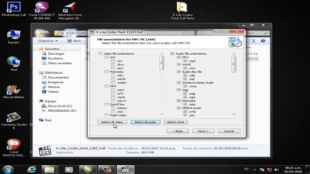 COMO INSTALAR K-Lite Codec Pack 2018 смотреть онлайн