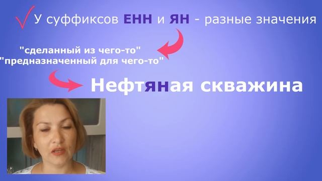 Когда пишем ЯН, а когда ЕНН? смотреть онлайн