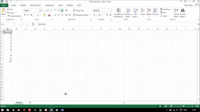 Genereaza coduri de bare (Word + Excel) смотреть онлайн