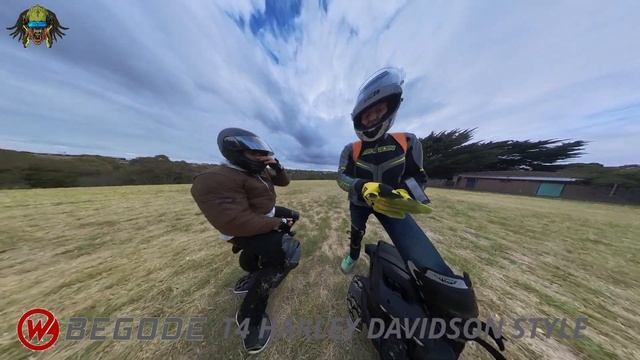 EUC Begode T4 Harley Davidson Style & EUC Crash Melbourne 4K смотреть онлайн