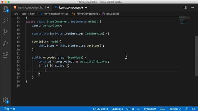 NativeScript ActivityIndicator Size смотреть онлайн