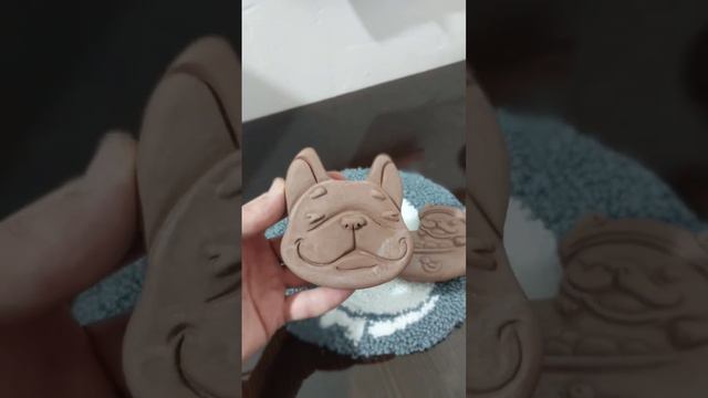 Готовая модель бульдога #лепка #diy #modeling #clayart #frenchbulldog #французскийбульдог #глина смотреть онлайн