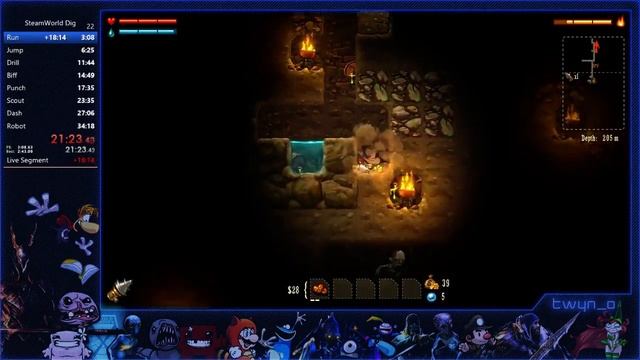 Steamworld dig - short speedrun tutorial смотреть онлайн