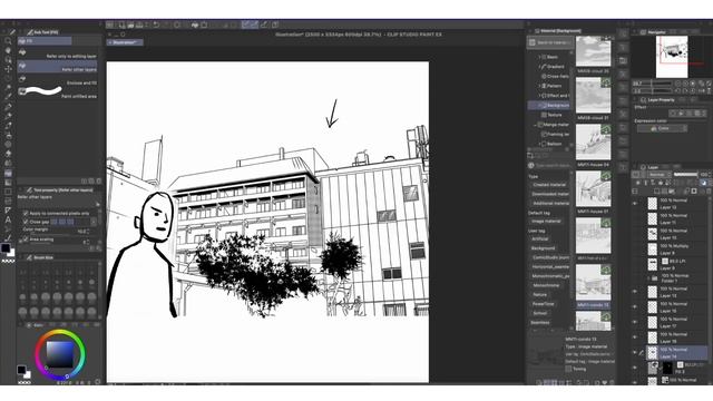 Screentone YOUR Manga like Pro Mangaka in CLIP STUDIO PAINT смотреть онлайн
