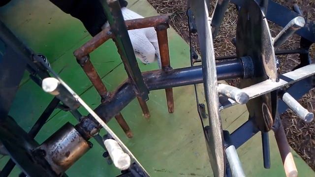 Доработка ежей на минитрактор / Самодельный минитрактор из мотоблока. смотреть онлайн