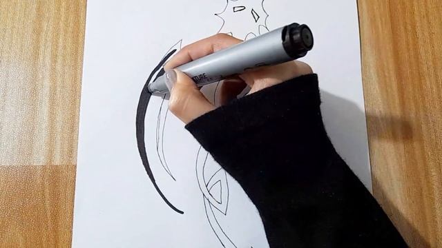 How to draw a dragon tattoo || Tribal tattoo design смотреть онлайн