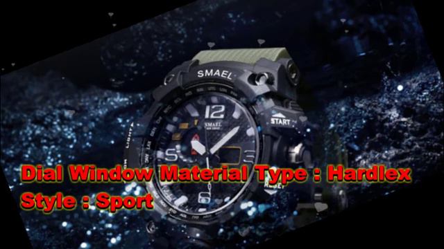 Military Men watch|Waterproof Wrist watch| LED Quartz Clock Sport Watch| Sports Watch|SMAEL 1545 смотреть онлайн