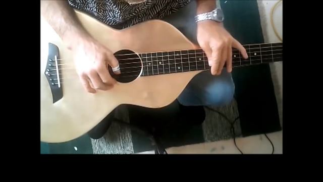 Lonely Child on Brass Weissenborn Style Acoustic Lap Steel Guitar смотреть онлайн