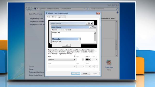 How to change the Font Color in Windows® Explorer in a Windows® 7 PC смотреть онлайн