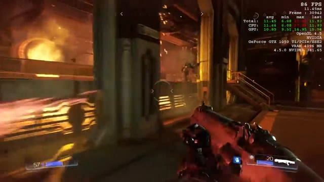 Doom (Intel Pentium G4400+Gtx 1050Ti+16gb Ram) смотреть онлайн