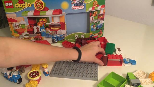 Super Fun Lego Duplo My Town Pizzeria Cool Building Toy смотреть онлайн