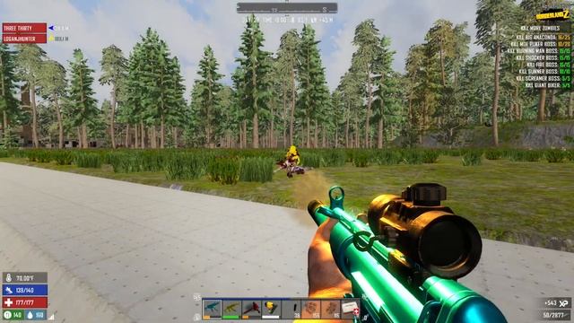 7 Days to Die - Alpha 17 - Borderland Z Mod - Multiplayer Series - S1E12 - Day 28 Horde vs New Base смотреть онлайн